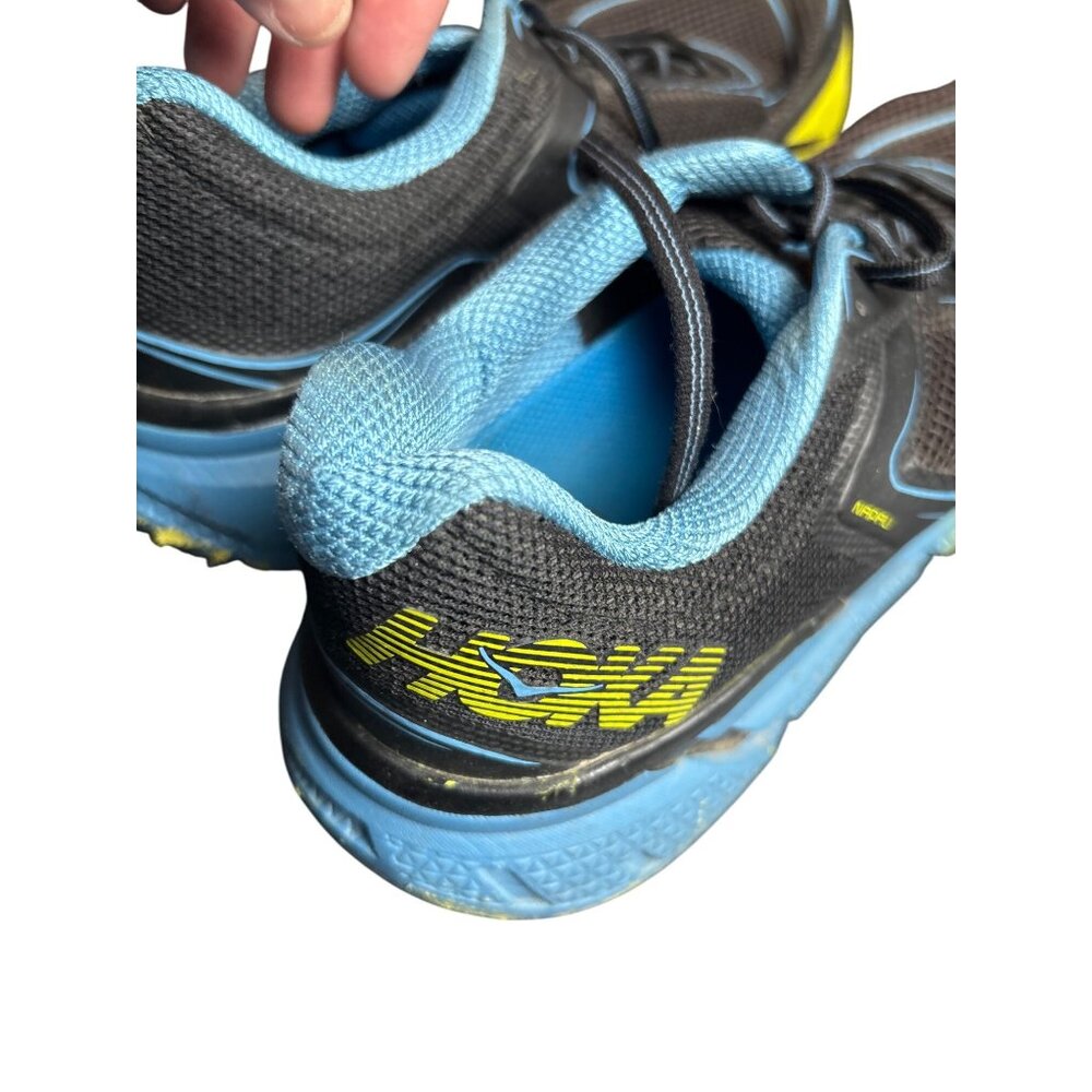 Hoka One M Napali One Mens Running Shoes Size 12 Blue & Yellow Mesh - Picture 3 of 10
